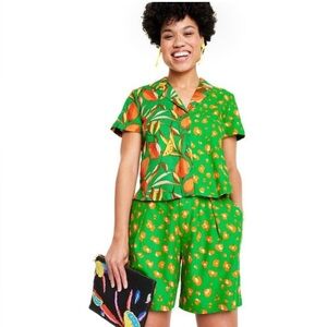 Tabitha‎ Brown for Target Linen Blend 2-Piece Set – XL Top / Medium Bottom